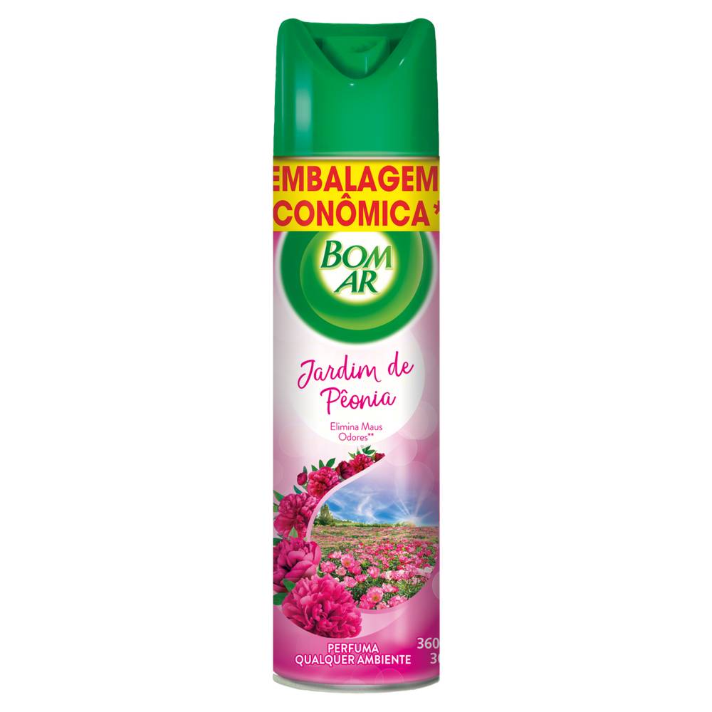 Bom Ar · Aromatizador aerossol jardim de peônia (360 g)