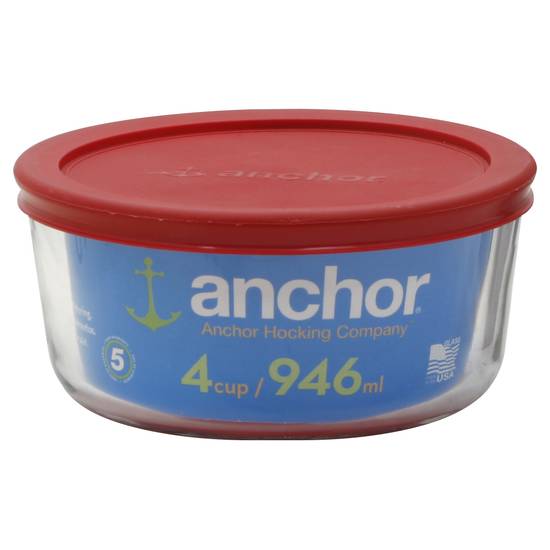 Anchor Glass Storage Container