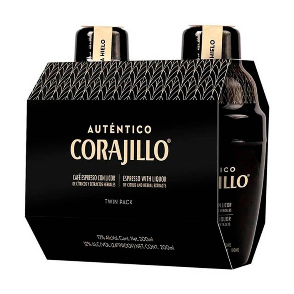 Corajillo · Café expresso con licor de cítricos y extractos herbales (2 x 100 ml)