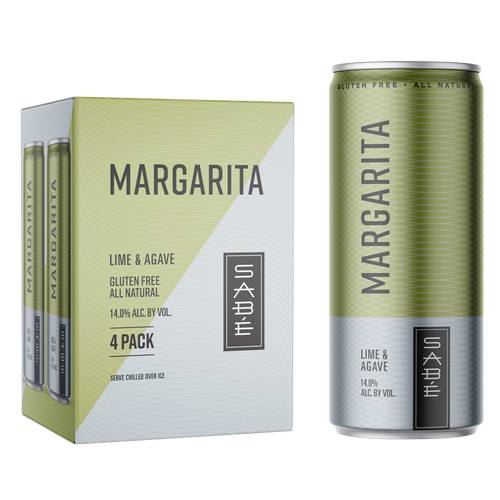 Sabé Lime Agave Margarita (4 pack, 250 ml)