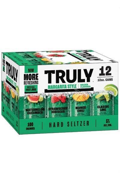 Truly Hard Seltzer Margarita Style Variety Mix pack (6x 12oz cans)
