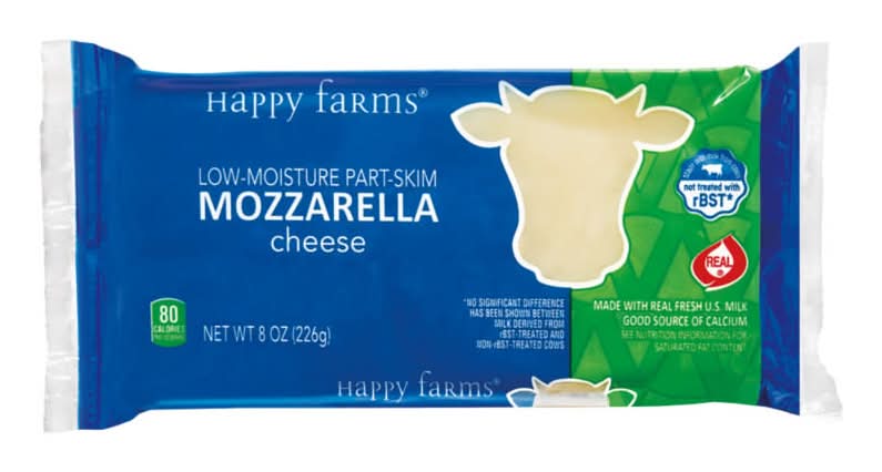 Happy Farms Low Moisture Part Skim Mozzarella Cheese (8 oz)