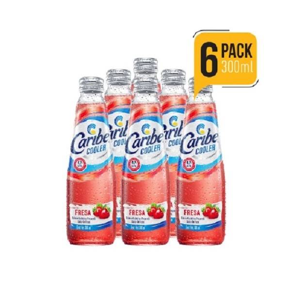 Caribe cooler (6 pack, 0.3 ml) (fresa)