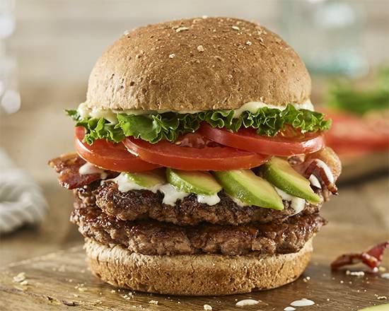 Double Avocado Club Burger