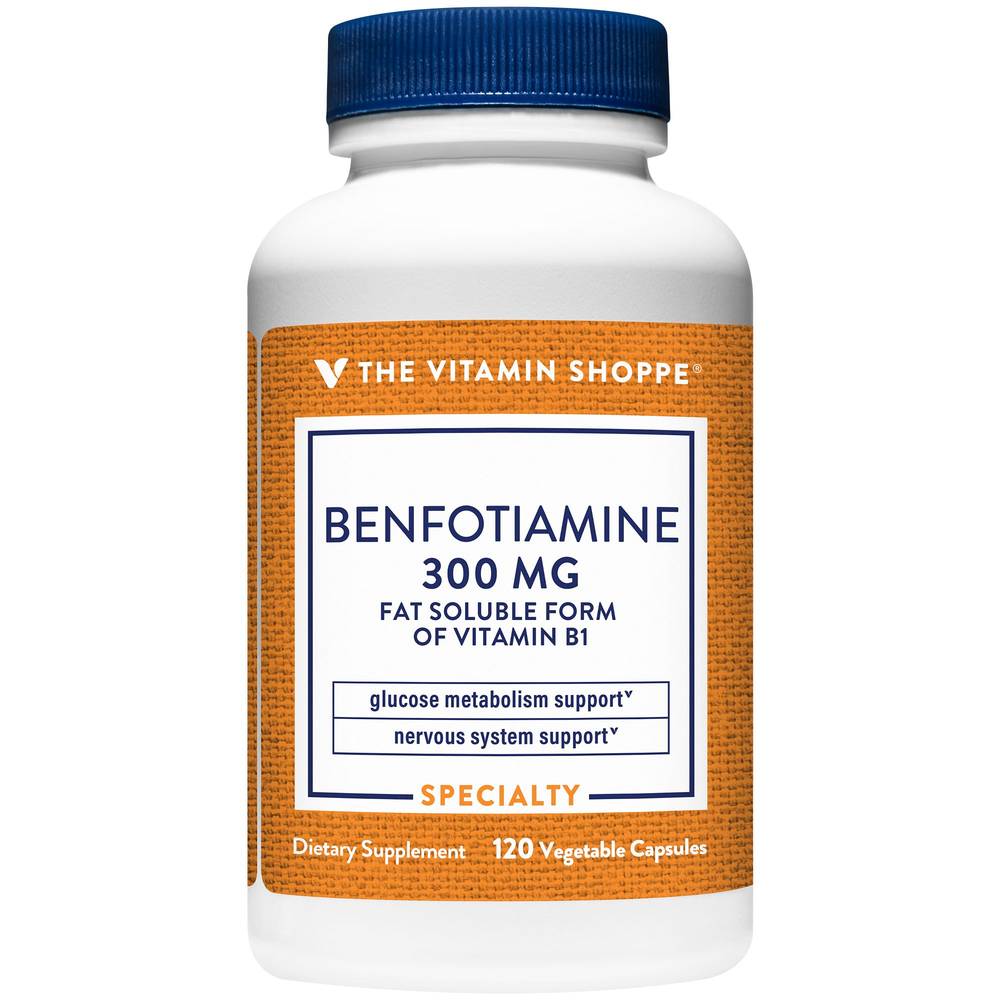 The Vitamin Shoppe 300 Mg Benfotiamine (120 ct)