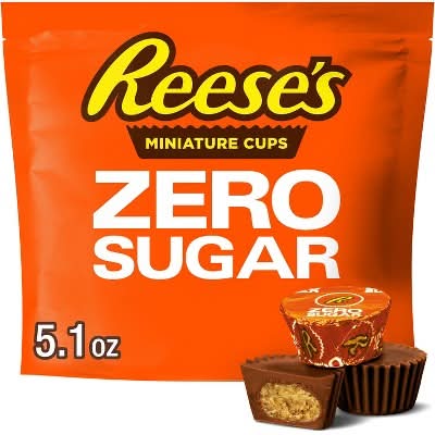 Reese's Zero Sugar Miniatures Chocolate Peanut Butter Cups (5.1 oz)
