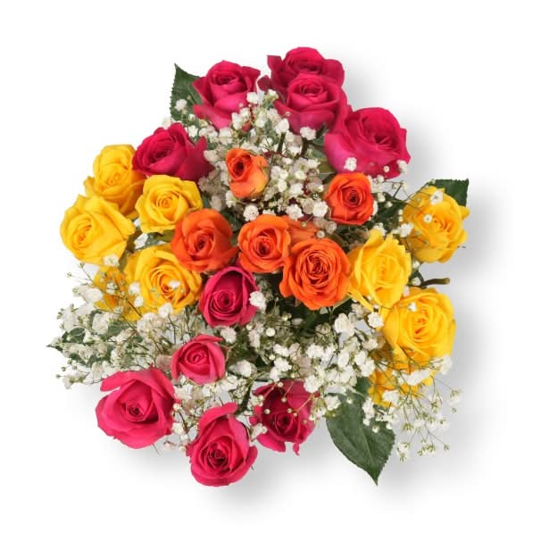 Bloom Haus Rainbow Spray Rose Fresh Flower Bouquet