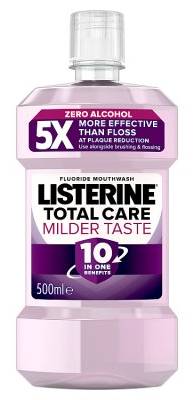Listerine Total Care Fluoride Mouthwash Smooth Mint (500ml)