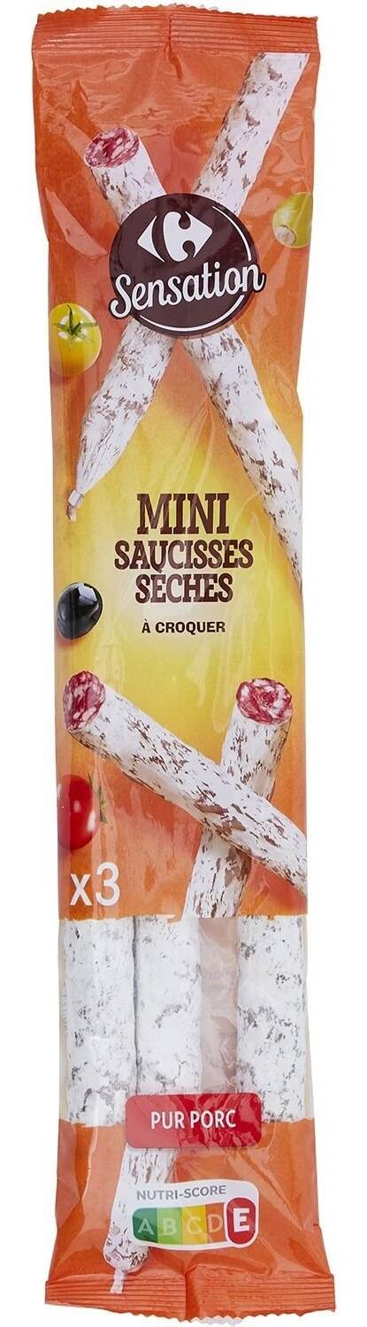Carrefour Sensation - Mini saucisses sèches à croquer (3)