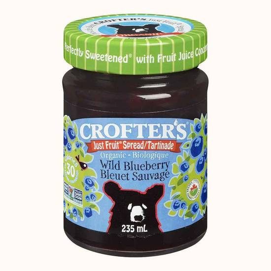 Crofters Organic Wild Blueberry Jam (235 ml)