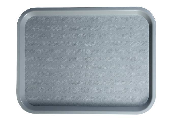 Gray Plastic Food Tray, 14x18"