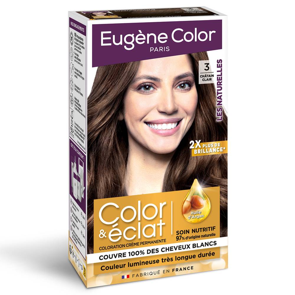 Eugène Color - Les naturelles n°3 châtain clair (160g)