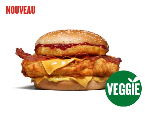 TOWER CHEESE & BACON VEGGIE
