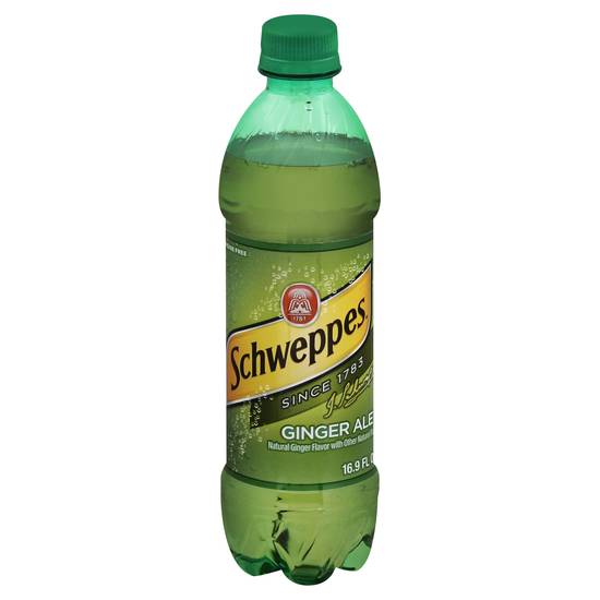 Schweppes Caffeine Free Soft Drink (6 pack, 16.9 fl oz) (ginger ale )