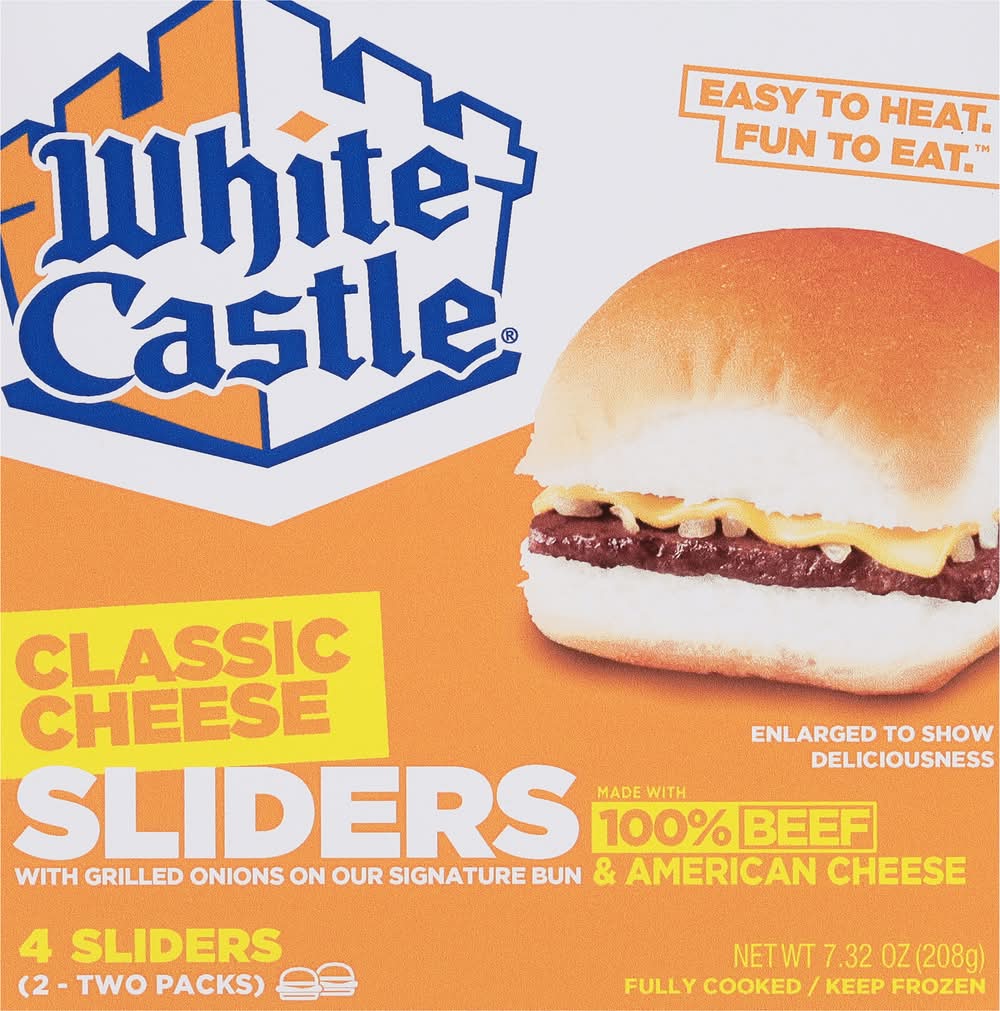 White Castle Frozen Sliders, Classic Cheese (7.32 oz, 4 ct)