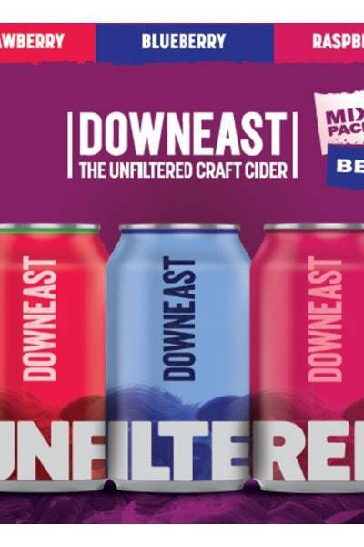 Downeast Unfiltered Cider Variety pack Beer (9 ct, 12 fl oz)