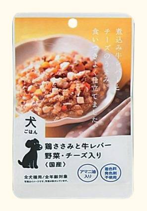 犬ごはん 鶏ささみと牛レバー 80g