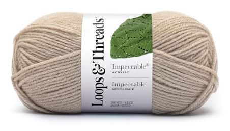 Loops & Threads Impeccable Yarn, Almond