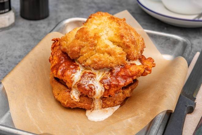 Hot Chicken & Honey Butter Biscuit
