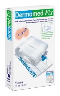 Banda protectora 2ª piel resistente al agua 75x8 cm Dermomed Fix 1 ud.