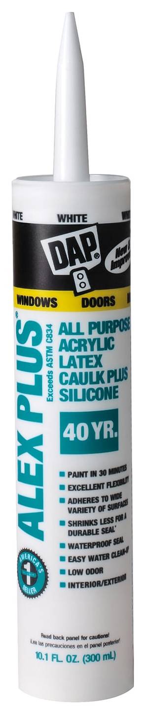 DAP Alex Plus Acrylic Latex Plus Silicone Caulk