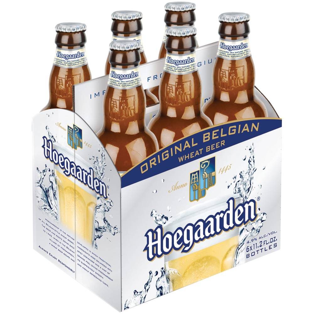 Hoegaarden Original Belgian Wheat Beer (6 ct, 11.2 fl oz)