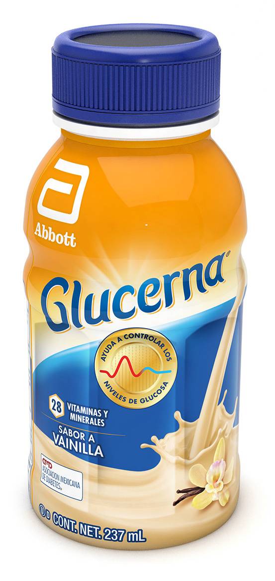 Glucerna · Suplemento alimenticio sabor vainilla (237 ml)