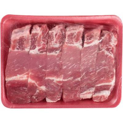 Meat Counter Pork Loin Country Style Ribs Bone In - 1.50 Lb