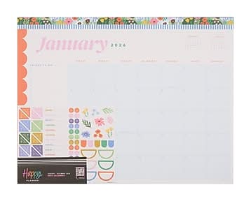 2026 Me & My Big Ideas Happy Planner 22 x 17 Monthly Desk Calendar (CD00212002)