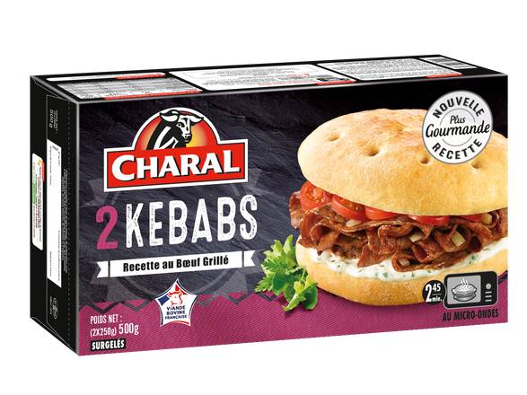 Charal - Kebab surgelés (2 ct)