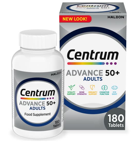 Centrum Advance 50+ Multivitamins & Vitamin Tablets (180 pack)