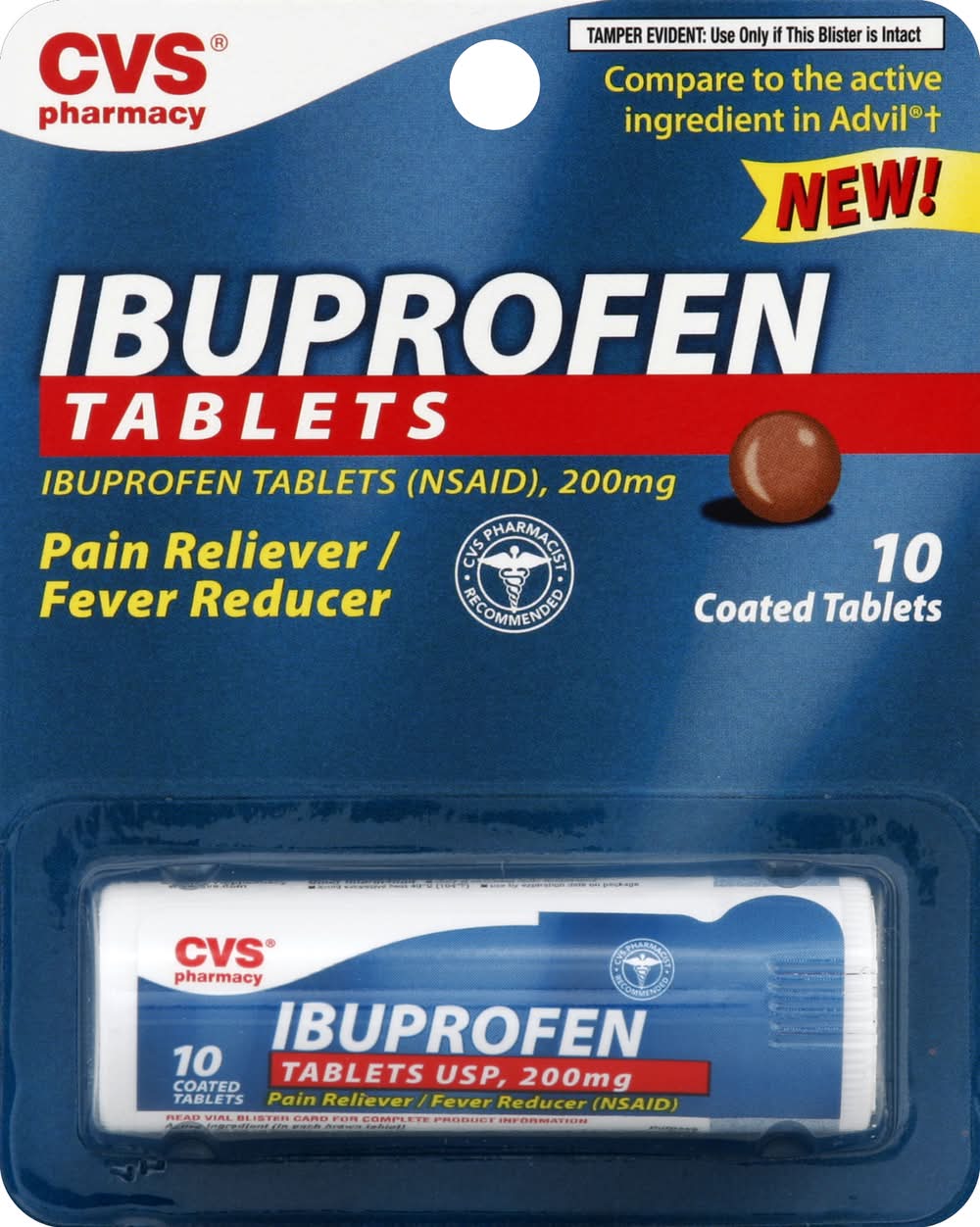 CVS Pharmacy Ibuprofen Tablets (10 ct)