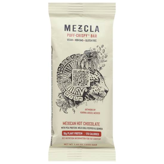 Mezcla Mexican Hot Chocolate Plant Protein Bar (1.4 oz)