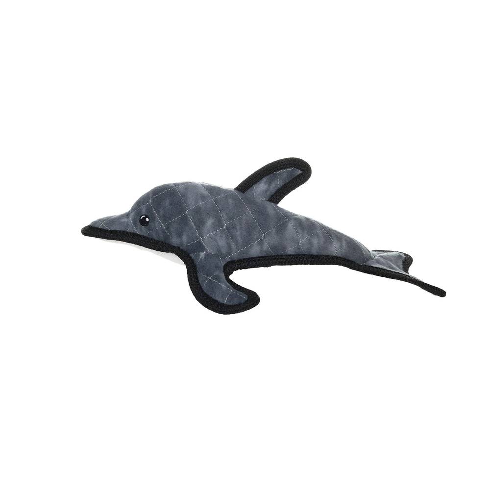 Tuffy Dolphin Dog Toy (grey)