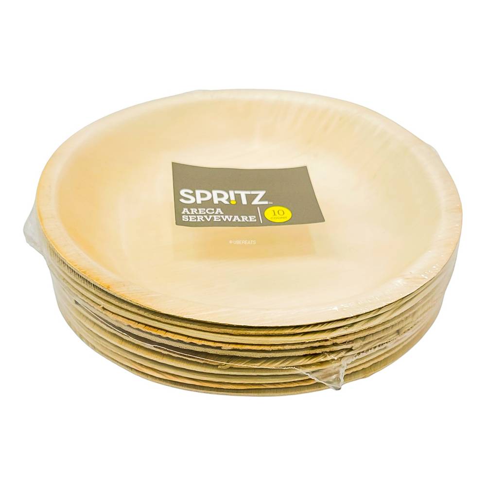 10ct Areca Palm Leaf Snack Plates - Spritz™