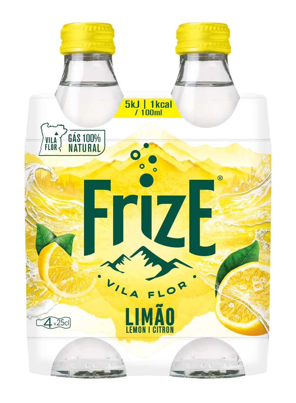 Água com Gás Limão Frize (emb. 4 x 25 cl)