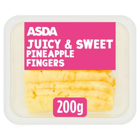 Asda Juicy & Sweet Pineapple Finger 200g