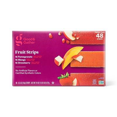 Good & Gather Fruit Strips, Pomegranate-Mango-Strawberry (1.5 lbs, 48 ct)