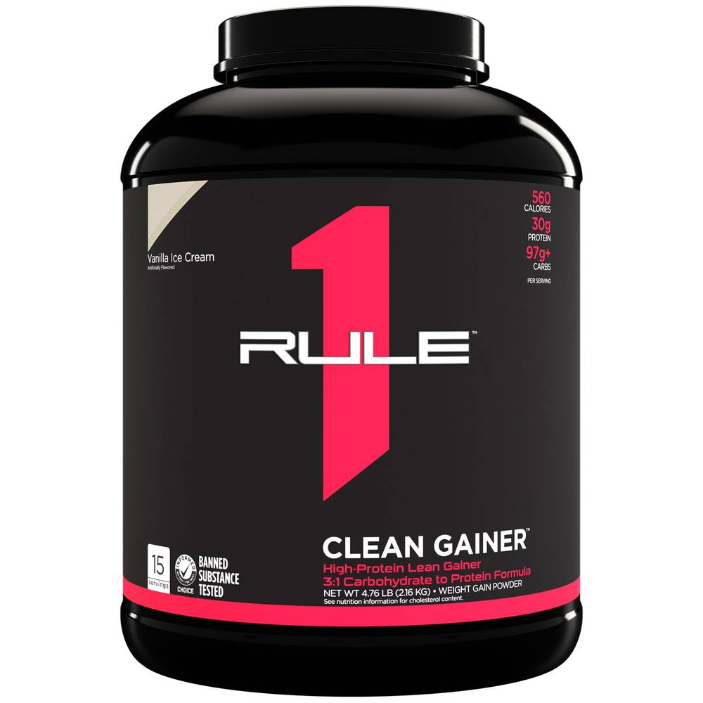 Rule 1 Clean Gainer Ice Cream (4.76 lb) ( vanilla)