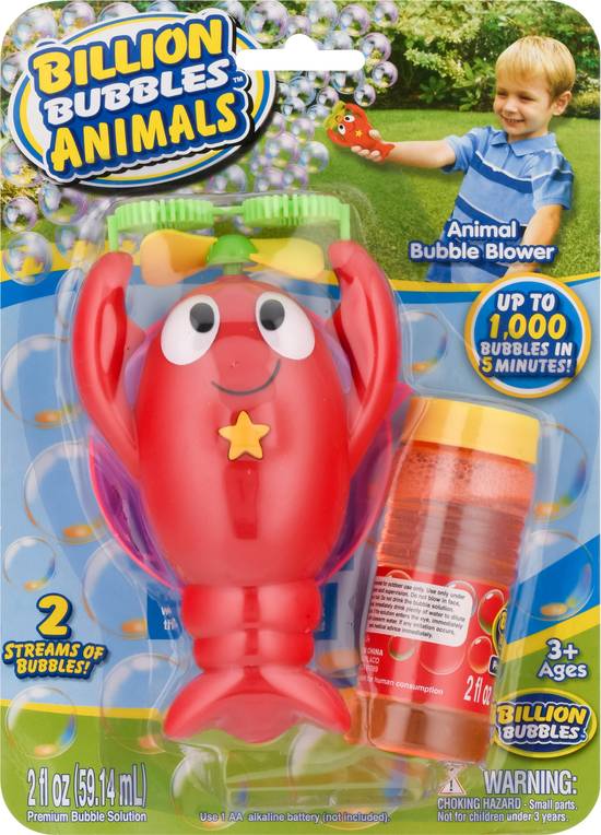 Billion Bubbles Animals Bubble Blower (2 fl oz)