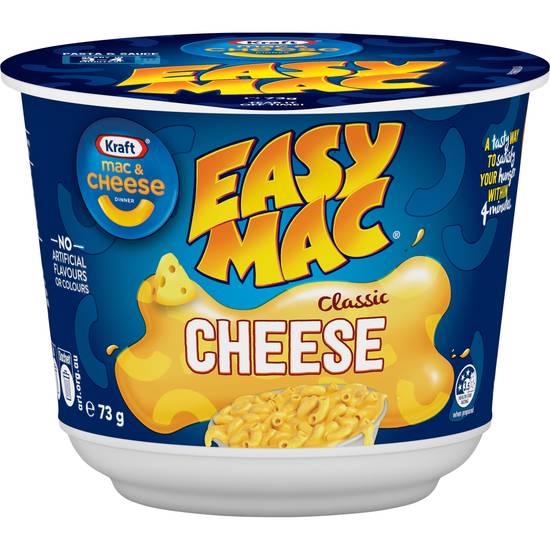 Kraft Easy Mac and Cheese Classic Cheese Pasta Bowl Macaroni Noodles 73g