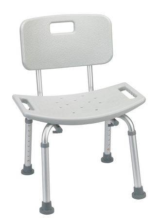 Drive Medical Safety Shower Tub Bench Chair Grey