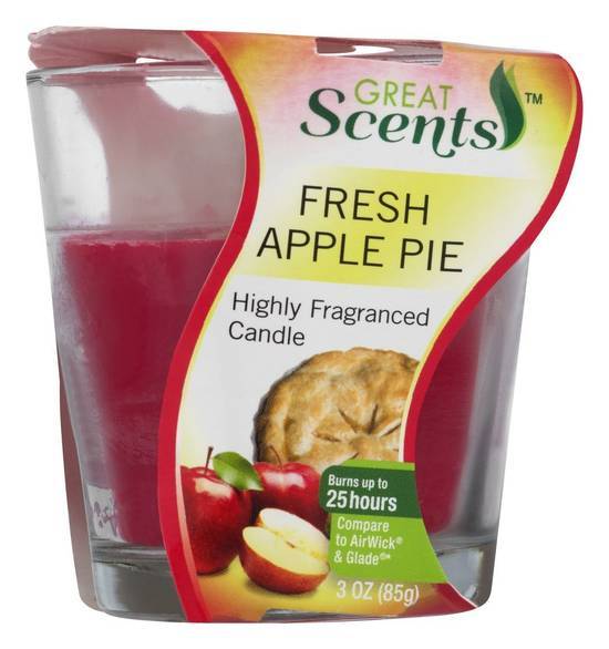 Great Scents Fresh Apple Pie Candle (1 candle)