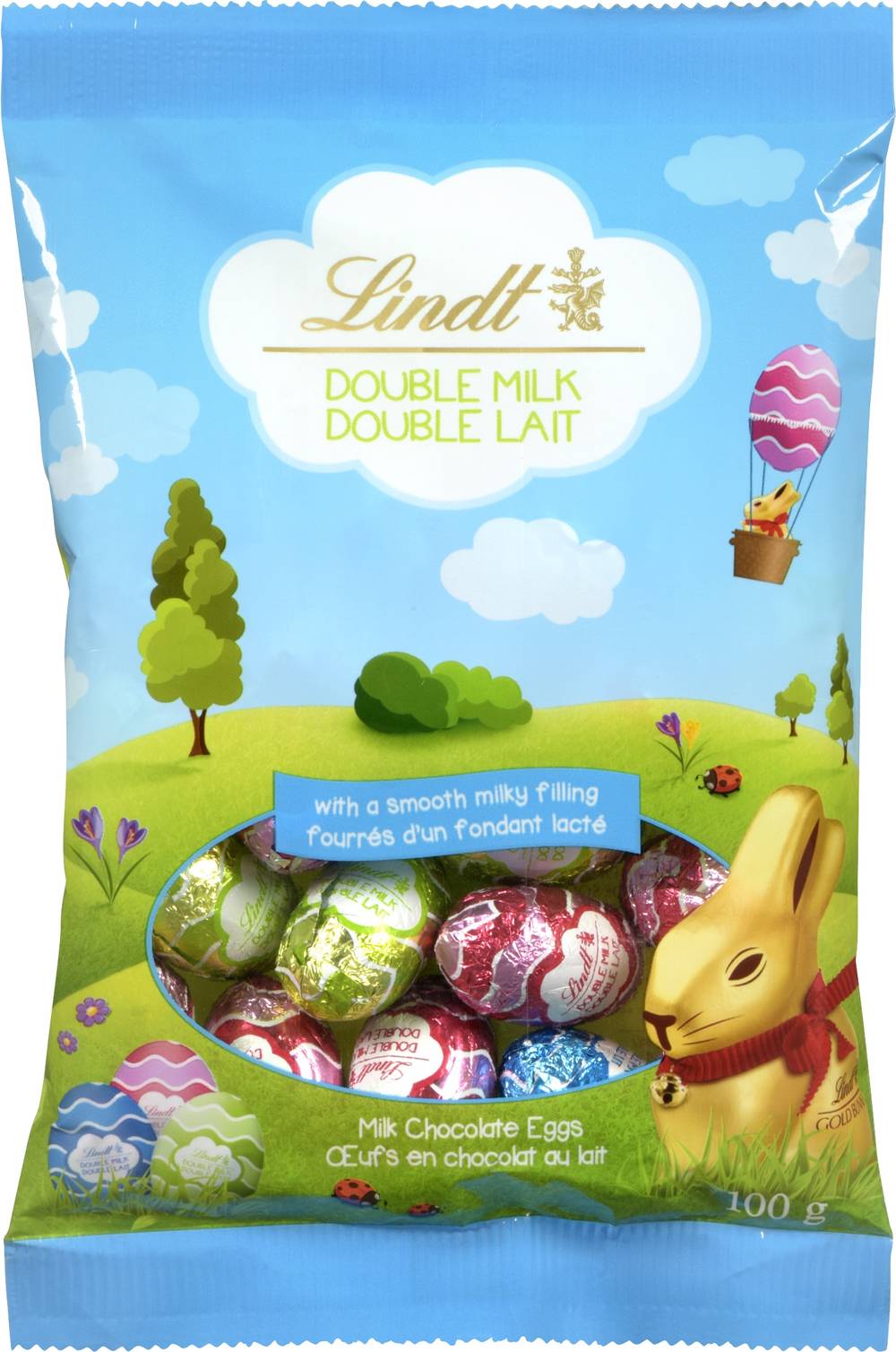 Lindt Lindor Double Milk Mini Eggs (100 g)