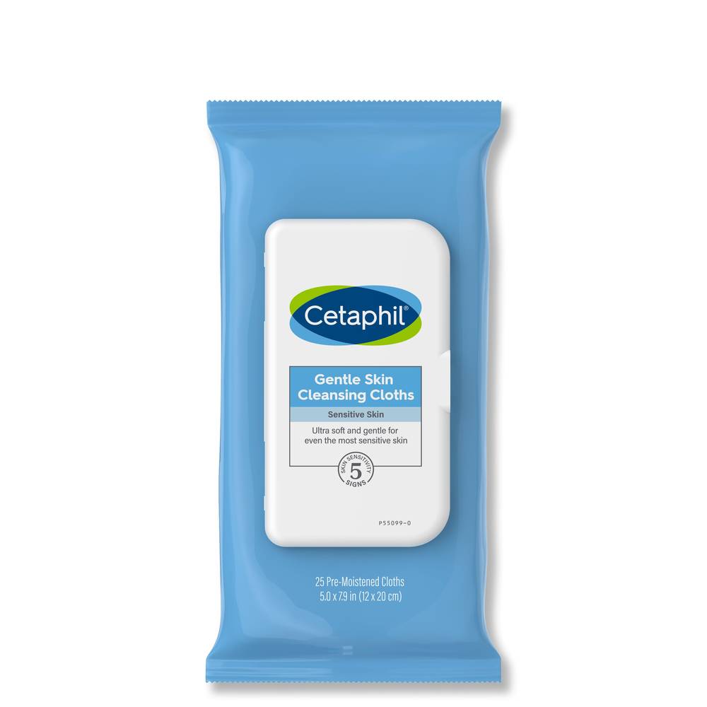 Cetaphil Gentle Cleansing Cloths, 25Ct