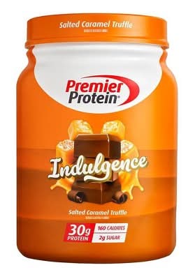 Premier Protein Indulgence Protein Powder, Salted Caramel Truffle (25.4 oz)