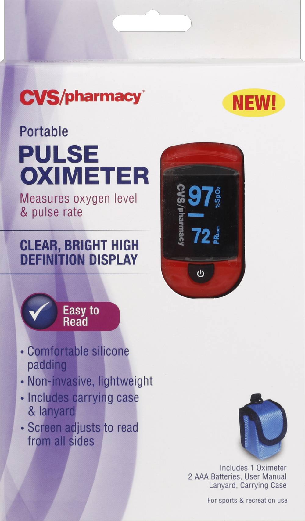 CVS Pharmacy Portable Pulse Oximeter