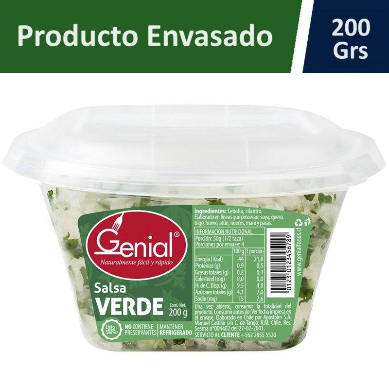 GENIAL · Salsa verde (200 g)