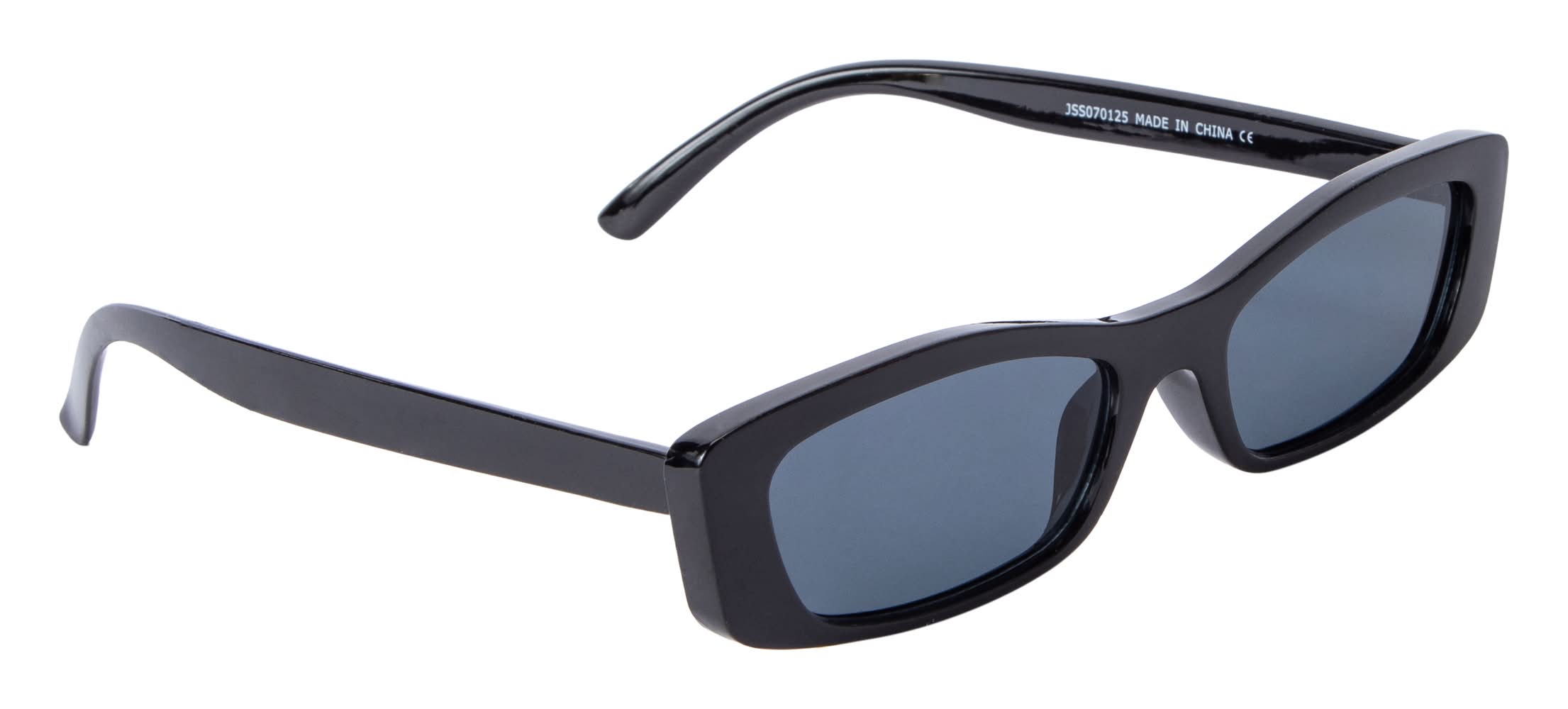 Juniors Black Rectangle Sunglasses Black