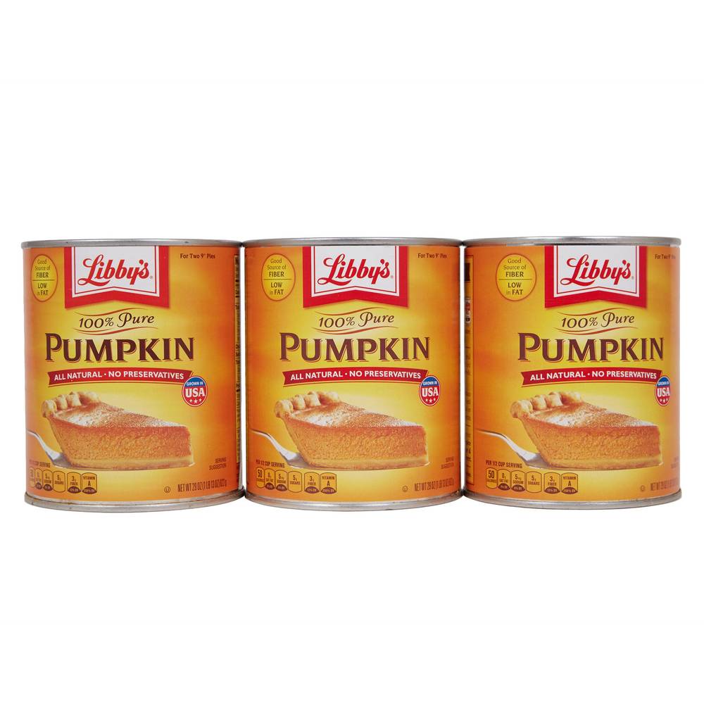 Libby's Canned Pumpkin, 29 oz, 3-count